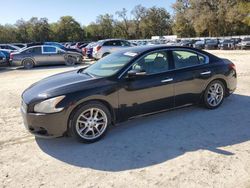 Salvage cars for sale at Ocala, FL auction: 2009 Nissan Maxima S