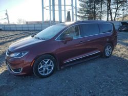 Salvage cars for sale at Windsor, NJ auction: 2017 Chrysler Pacifica Touring L Plus