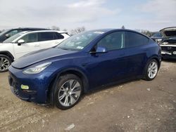 Salvage cars for sale at West Warren, MA auction: 2022 Tesla Model Y