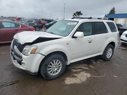 Salvage cars for sale at Woodhaven, MI auction: 2009 Mercury Mariner Premier