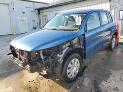 Salvage cars for sale at Pekin, IL auction: 2017 Volkswagen Tiguan S