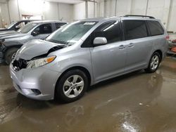 Salvage cars for sale at Madisonville, TN auction: 2014 Toyota Sienna LE