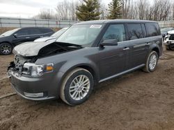 Salvage cars for sale at Davison, MI auction: 2019 Ford Flex SEL