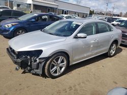 Salvage cars for sale at New Britain, CT auction: 2015 Volkswagen Passat SEL