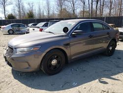 Salvage cars for sale at Waldorf, MD auction: 2015 Ford Taurus Police Interceptor