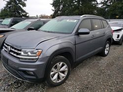 Volkswagen salvage cars for sale: 2019 Volkswagen Atlas SE