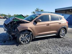 Salvage cars for sale at Riverview, FL auction: 2017 Hyundai Tucson Limited