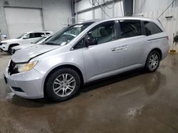 Salvage cars for sale at Ham Lake, MN auction: 2011 Honda Odyssey EXL