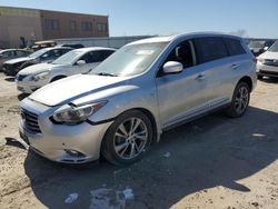 Salvage cars for sale at Kansas City, KS auction: 2014 Infiniti QX60