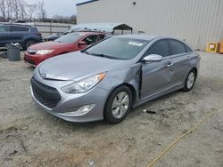 Salvage cars for sale at Spartanburg, SC auction: 2015 Hyundai Sonata Hybrid