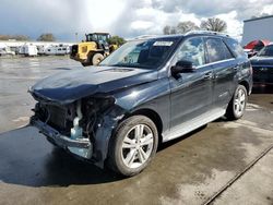 Salvage cars for sale at Sacramento, CA auction: 2015 Mercedes-Benz ML 350 4matic