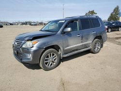 Salvage cars for sale at Woodhaven, MI auction: 2013 Lexus LX 570