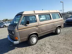 Classic salvage cars for sale at auction: 1985 Volkswagen Vanagon Kombi