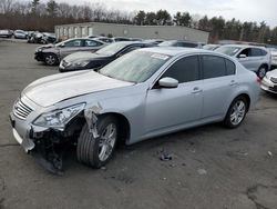 Salvage cars for sale at Exeter, RI auction: 2013 Infiniti G37