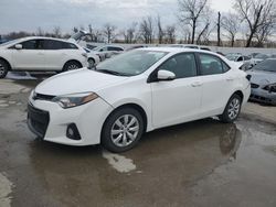 Salvage cars for sale at Bridgeton, MO auction: 2015 Toyota Corolla L