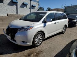 Salvage cars for sale at Albuquerque, NM auction: 2017 Toyota Sienna XLE