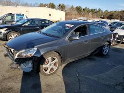 Salvage cars for sale at Exeter, RI auction: 2012 Volvo S60 T5