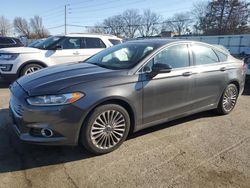 Salvage cars for sale at Moraine, OH auction: 2015 Ford Fusion Titanium