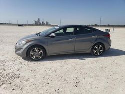 Salvage cars for sale at New Braunfels, TX auction: 2014 Hyundai Elantra SE