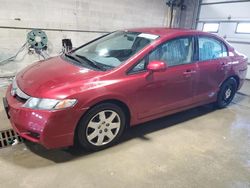 Salvage cars for sale at Blaine, MN auction: 2010 Honda Civic LX