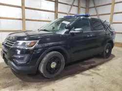 Salvage cars for sale at Columbia Station, OH auction: 2018 Ford Explorer Police Interceptor