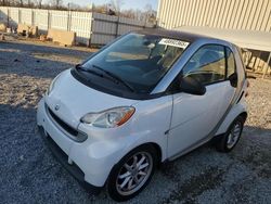 Salvage cars for sale at Spartanburg, SC auction: 2010 Smart Fortwo Pure