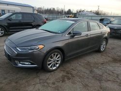 Salvage cars for sale at Pennsburg, PA auction: 2017 Ford Fusion SE