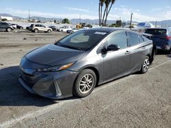 Salvage cars for sale at Van Nuys, CA auction: 2017 Toyota Prius Prime