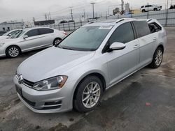 Volkswagen Vehiculos salvage en venta: 2015 Volkswagen Golf Sportwagen TDI S