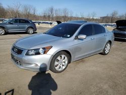 Salvage cars for sale at Marlboro, NY auction: 2008 Honda Accord EXL