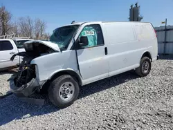 Salvage trucks for sale at Cahokia Heights, IL auction: 2018 GMC Savana G2500