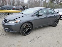 Salvage cars for sale at Waldorf, MD auction: 2013 Honda Civic LX