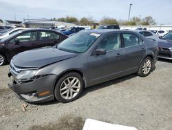 Salvage cars for sale at Sacramento, CA auction: 2012 Ford Fusion SEL