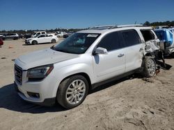 Salvage cars for sale at Houston, TX auction: 2016 GMC Acadia SLT-1