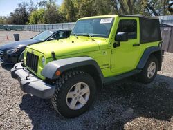 Salvage cars for sale at Riverview, FL auction: 2017 Jeep Wrangler Sport