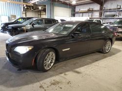 Salvage cars for sale at Eldridge, IA auction: 2013 BMW 750 LXI