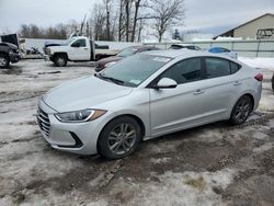 Salvage cars for sale at Central Square, NY auction: 2018 Hyundai Elantra SEL