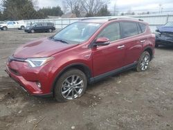 Salvage cars for sale at Finksburg, MD auction: 2018 Toyota Rav4 HV Limited