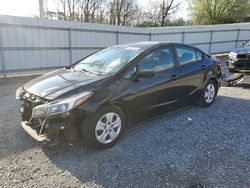 Salvage cars for sale at Gastonia, NC auction: 2017 KIA Forte LX