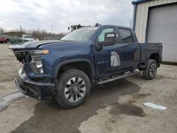 Salvage cars for sale at Duryea, PA auction: 2021 Chevrolet Silverado K2500 Custom