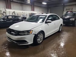 Salvage cars for sale at Elgin, IL auction: 2016 Volkswagen Jetta SE