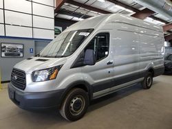 Salvage trucks for sale at East Granby, CT auction: 2018 Ford Transit T-350