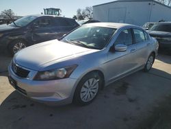 Salvage cars for sale at Sacramento, CA auction: 2009 Honda Accord LX