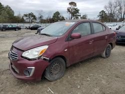 Salvage cars for sale at Hampton, VA auction: 2017 Mitsubishi Mirage G4 ES