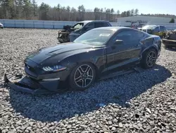 Salvage cars for sale at Windham, ME auction: 2021 Ford Mustang