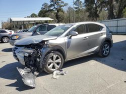 Salvage cars for sale at Savannah, GA auction: 2017 Lexus NX 200T Base