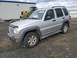 Salvage cars for sale at Airway Heights, WA auction: 2003 Jeep Liberty Sport