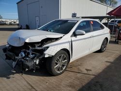 Salvage cars for sale at Sacramento, CA auction: 2016 Toyota Camry LE