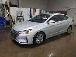 Salvage cars for sale at Elgin, IL auction: 2020 Hyundai Elantra SEL