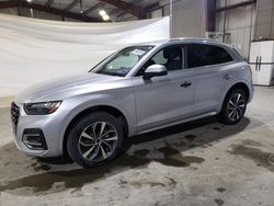 Salvage cars for sale at North Billerica, MA auction: 2021 Audi Q5 Premium Plus